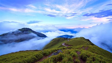 Taiwan Nantou Montañas Paisaje Hd Fondo De Pantalla Avance