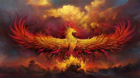 Phoenix And Roc Mythological Birds