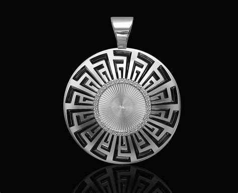 Versace In Tapered Shape Pendant 3d Model 3d Printable Cgtrader