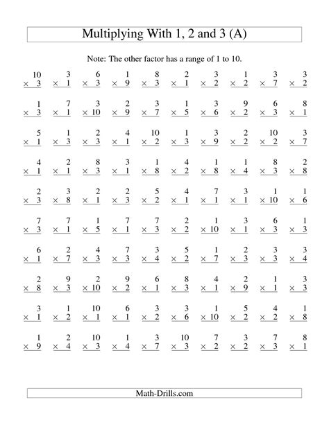 A complete list of all of our math worksheets relating to precalculus. 10 Best Images of Multiplication Worksheets 1 12 - Multiplication Worksheets 1-10, 100 Division ...