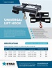 Universal Fit Lift Hooks - Forklift Attachments - Star Industries