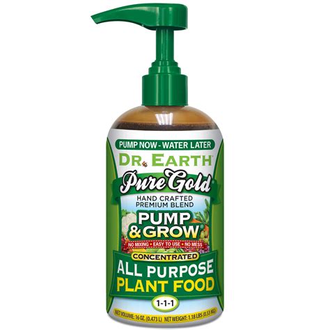 Organic pure gold all purpose fertilizer pelletized. Pure Gold® All Purpose Pump & Grow Fertilizer - Dr Earth