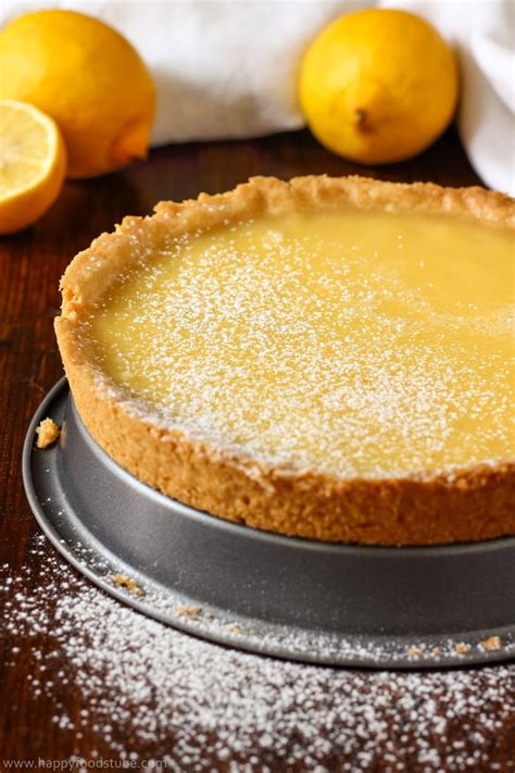 Simple Homemade Lemon Tart {Video} - Happy Foods Tube