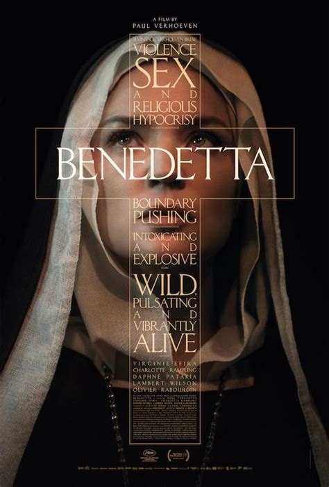 The Official Poster For Benedetta Paul Verhoevens Erotic Lesbian Nun Drama Has Arrived R