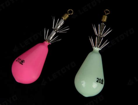 Letoyo Lumo Weighted Squid Jig The Bait Shop Gold Coast