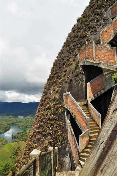 Travel Trip Journey The Rock Of Guatapé Colombia