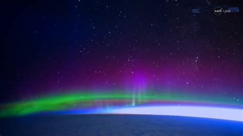 Iss Astronauts Capture Stunning 4k Footage Of Aurora Borealis Ibtimes Uk