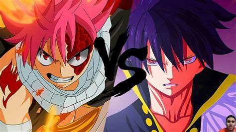 Fairy Tail Natsu Vs Zeleph Vostfr Youtube