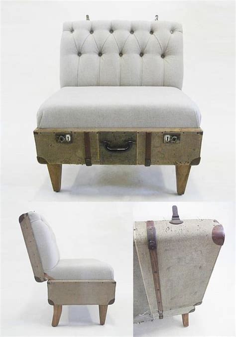 Suitcase Chair By Recreate Furniture Shabby Home Suitcase Chair