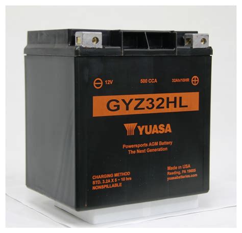 Yuasa GYZ32HL Factory Activated AGM High Performance Battery - RevZilla