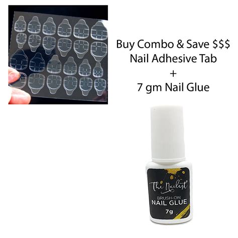 Nail Glue And Nail Adhesive Tab Combo Ultra Fast Fake Nails Etsy