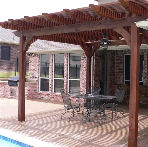 Wooden Patio Covers Design Homesfeed
