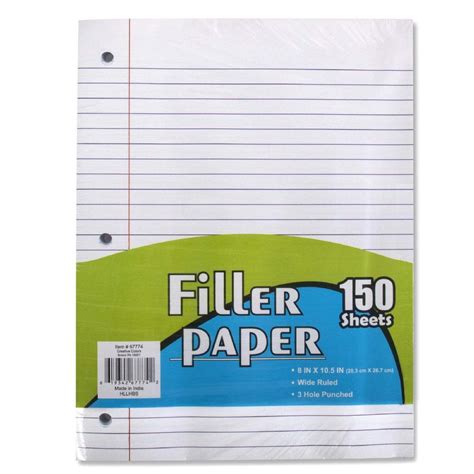 36 Bulk Filler Paper Wide Ruled 150 Sheets At