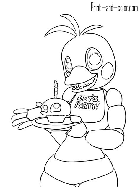 Five Nights At Freddy S Coloring Pages Print And Color