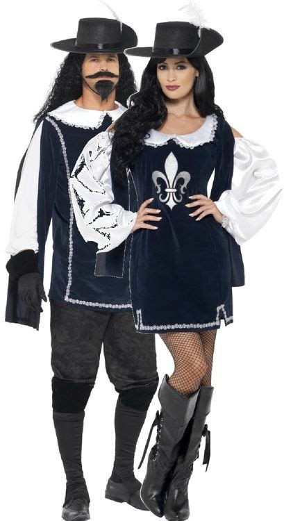 Couples Musketeer Fancy Dress Costume Film Fancy Dress Couples Fancy