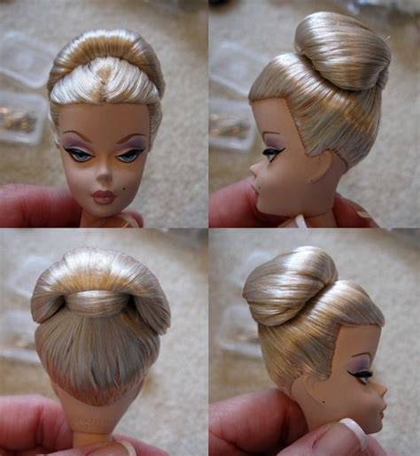 Finished Product Barbie Doll Hairstyles Doll Hair Barbie Hairstyle