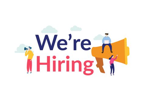 We Are Hiring Illustration Concept Employee Recruitment With Tiny