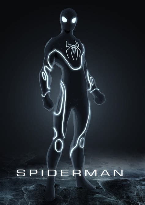 Spider Man Tron Suit