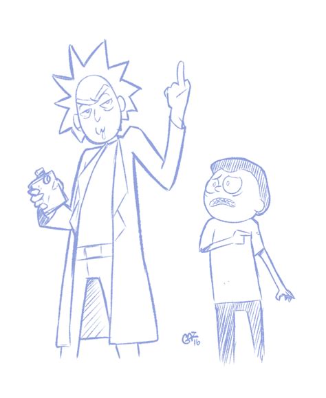 Rick And Morty By Gazzycakes Rick And Morty Morty Rick