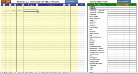 Excel Accounting Templates For Small Businesses Business Accounts To