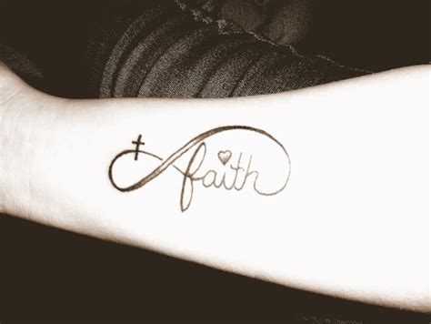 Infinity tattoos don't only have a special meaning, but. Faith Infinity n Cross Tattoo On Wrist » Tattoo Ideas