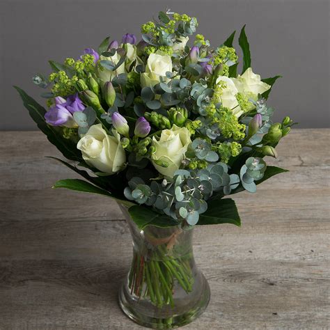 Scented Rose And Freesia Fresh Flowers Bouquet By The Flower Studio