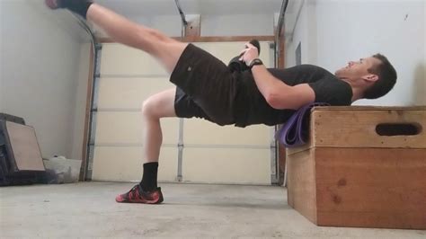 Single Leg Kettlebell Hip Thrust Youtube