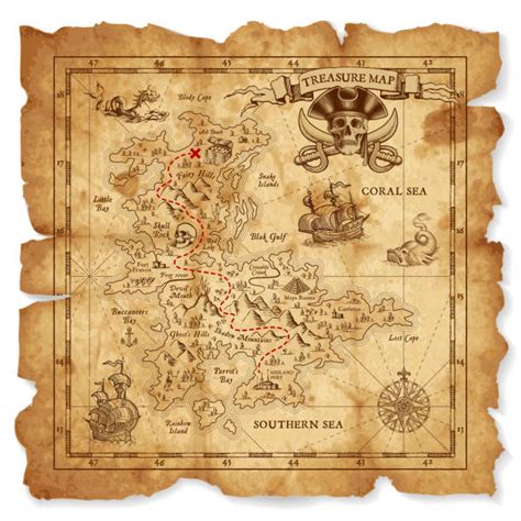 Treasure Map Stock Photos Pictures And Royalty Free Images Istock