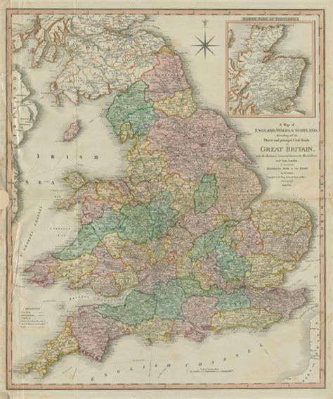 Faden William Antique Hand Coloured Folio Maps From His General