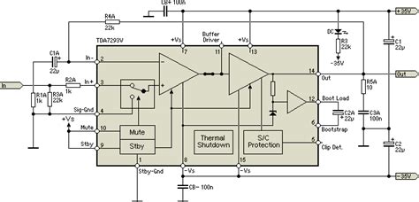 Dual Power Amplifier Using Tda Mosfet Ic Under Repository Circuits