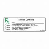 Pictures of California Medical Cannabis Labels