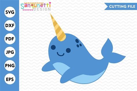 Narwhal SVG Magical Svg Cut File Silhouette Cricut