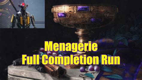 Destiny 2 Menagerie Completion Run Triumphs Listed Below Adept Gaming