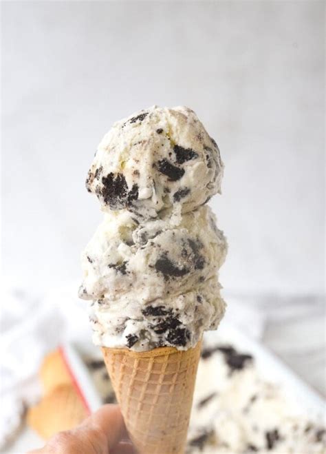 Homemade Cookie And Cream Ice Cream Leigh Anne Wilkes