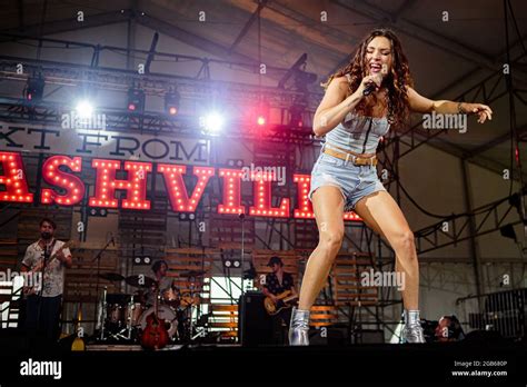 SInger Kylie Morgan Performs On The Next From Nashville Stage During Day Three Of The Watershed