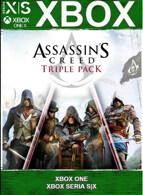 Assassin S Creed Triple Pack Klucz Xbox One Series Stan Nowy