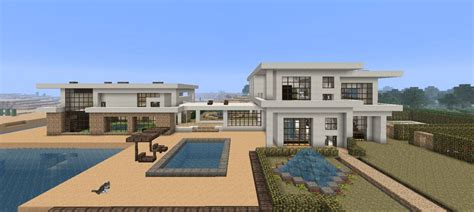 Making minecraft houses is hard. Large Modern Beach House Minecraft Project - House Plans ...