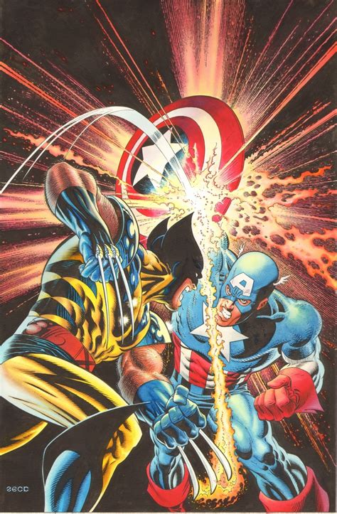 Captain America Annual Cover Recreation In Jim Warden S Zeck Mike