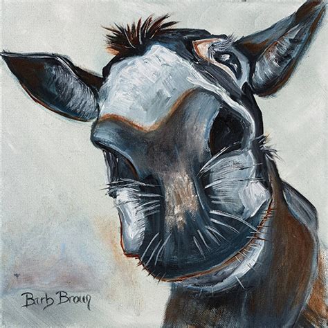 Humorous Donkeys Canvas Art 3 Original 12 X 12 Etsy