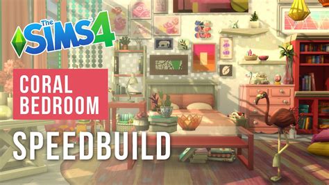 The Sims 4 Speed Build Coral Bedroom Youtube