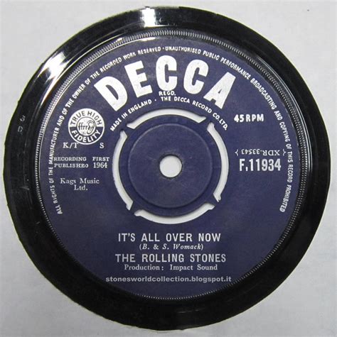 Stonesworldcollection Uk 45 And Ep Decca And Rsr