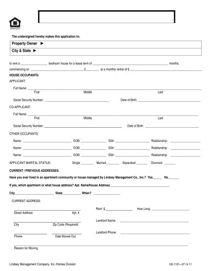 Simple Rental Application Form Clearance Dakora Co