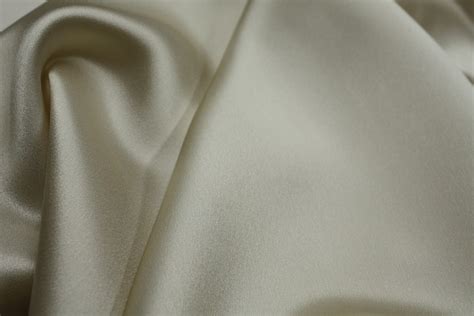 Latte Silk Satin Tessuti Fabrics Online Fabric Store