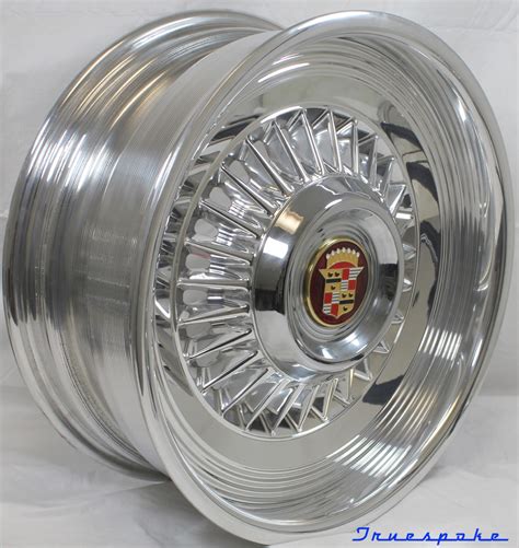 Sabre Style Billet Aluminum Cadillac Wheels Truespoke Wire Wheels