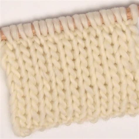 Double Stockinette Stitch Knitting Pattern Studio Knit