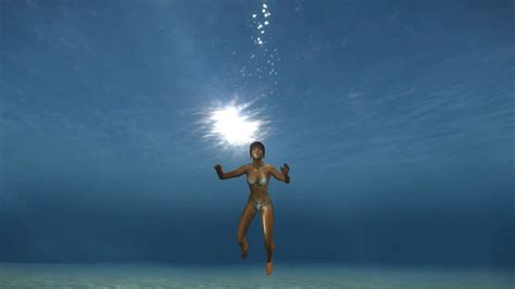 Entropia Universe Sexy Bikini Girl Full Stay Underwater Noon