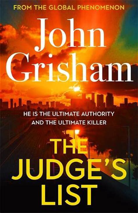 Judges List By John Grisham Hardcover 9781529342383 Buy Online At