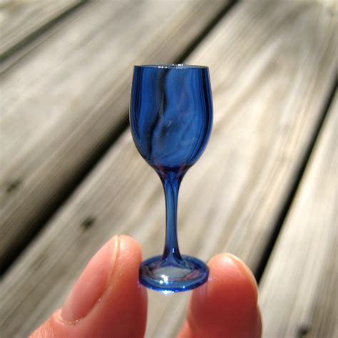 Mini Wine Glass Hand Blown Glass Miniature By Kiva Ford F… Flickr