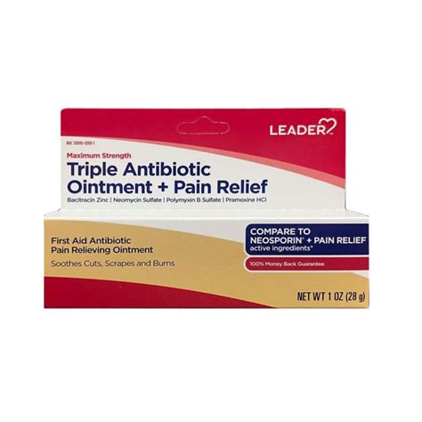 Leader Triple Antibiotic Ointment 1oz Tube