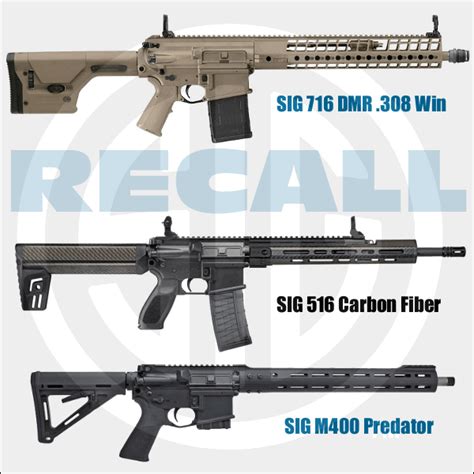 Sig Sauer Recalls Some Semi Auto Rifles For Hammer Issues Daily Bulletin
